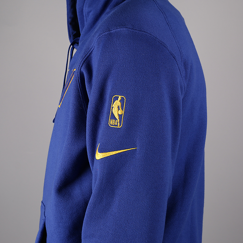 мужская синяя толстовка Nike Golden State Warriors NBA Hoodie AJ2849-495 - цена, описание, фото 3